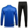 Manchester United Champions League Trainings Sweatshirt Pak Quarter-zip 2021-22 Blauwe - Heren